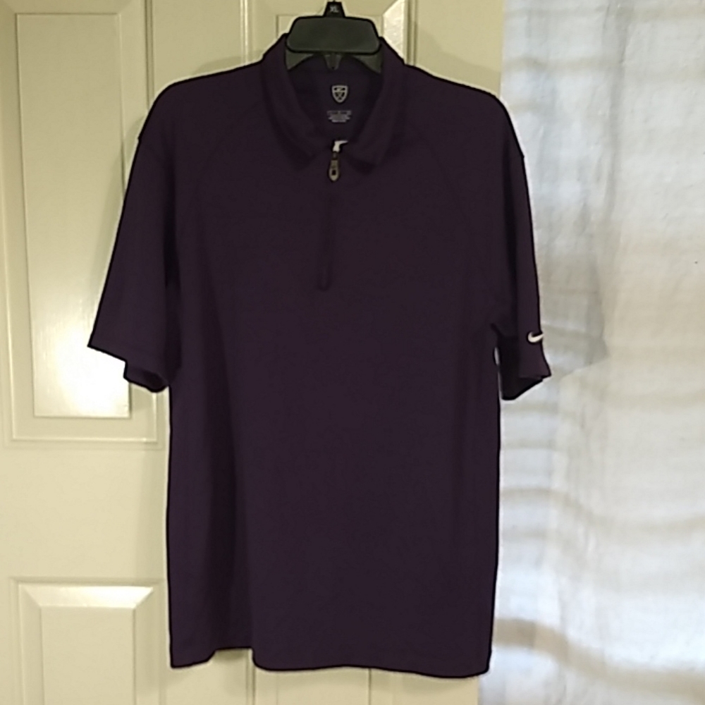 Men's Nike Golf Dri-Fit Polo shirt size Lg purple
